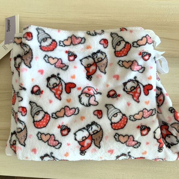 NWT!! White Gnome Holiday Fleece Pajama Pants Size 3X - Picture 7 of 9